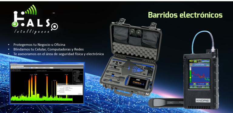 Que son los barridos electrónicos y como te ayuda para que no te espíen, Hals Intelligence