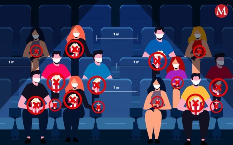 Sin palomitas ni nachos en la película… así será la reapertura de cines en CdMx