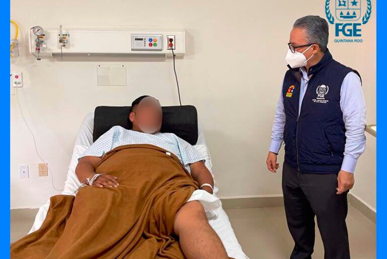 Fiscal visita en el hospital a los policías de investigación baleados