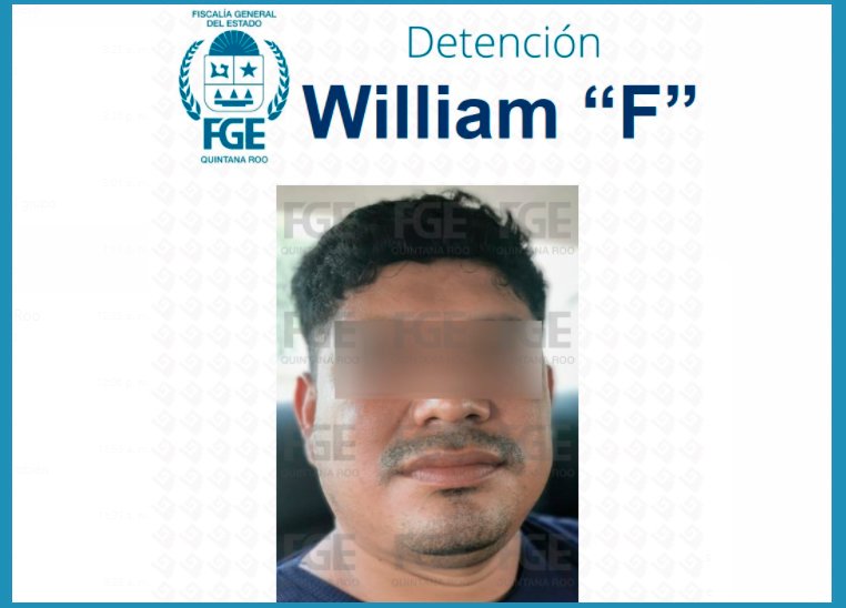 Capturan a presunto feminicida en Cancún