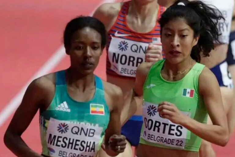 Alma Cortés pasa a la final de mil 500 en el Mundial de Atletismo