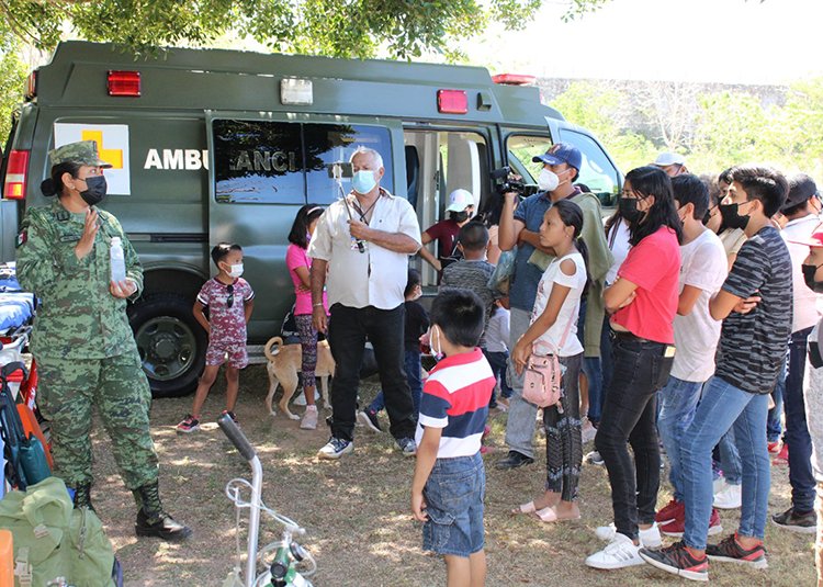 Ejército Mexicano promueve actividad física en Valladolid