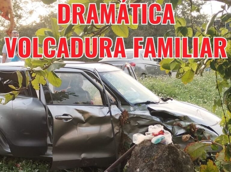 CUATRO MUJERES LESIONADAS EN ACCIDENTE EN LA VÍA TIZIMÍN-MÉRIDA