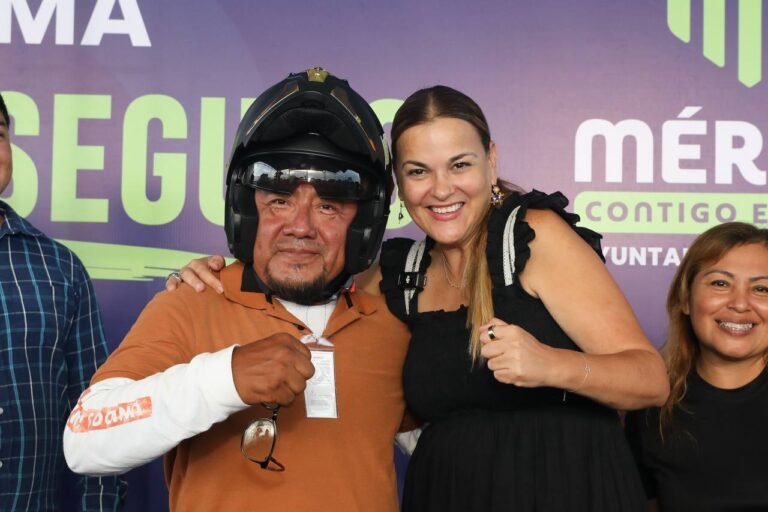 “Tú chambea seguro, nosotros estamos para cuidarte”: Cecilia Patrón refuerza programa de seguridad vial para repartidores