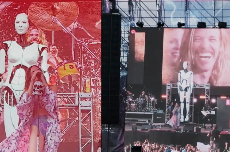 Belinda  canta ‘Best of you’ de Foo Fighters para rendir homenaje a Taylor Hawkins en Festival Machaca