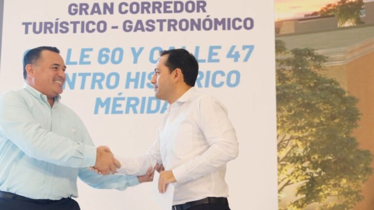 Mauricio Vila y Renán Barrera construyen juntos el futuro de Mérida