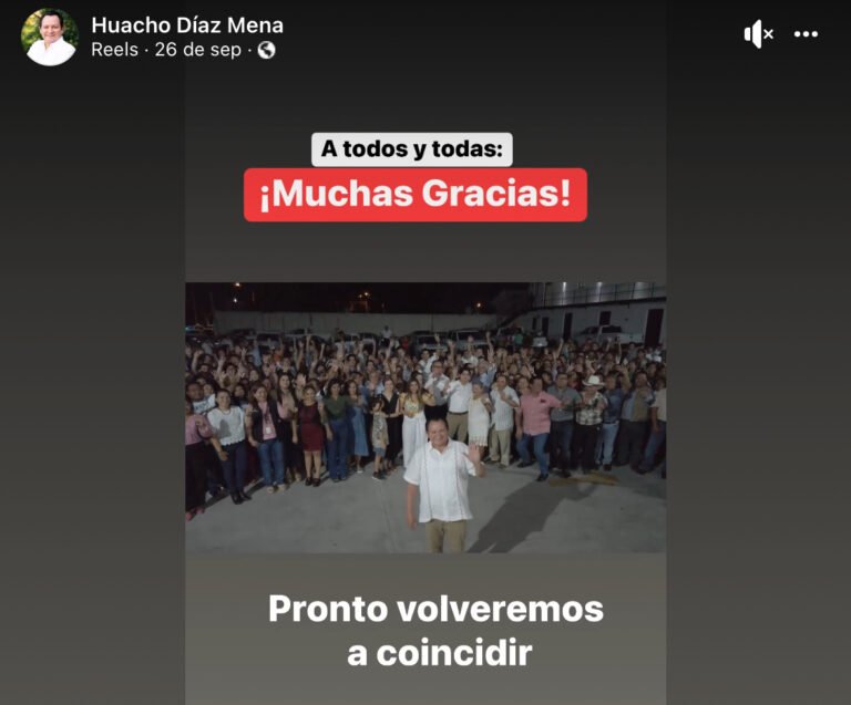 Renuncia Huacho a Bienestar; aspira a la gubernatura con Morena