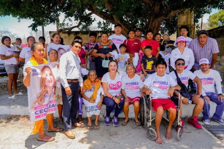 Cecilia Patrón va por más seguridad y prosperidad en las comisarías de Mérida