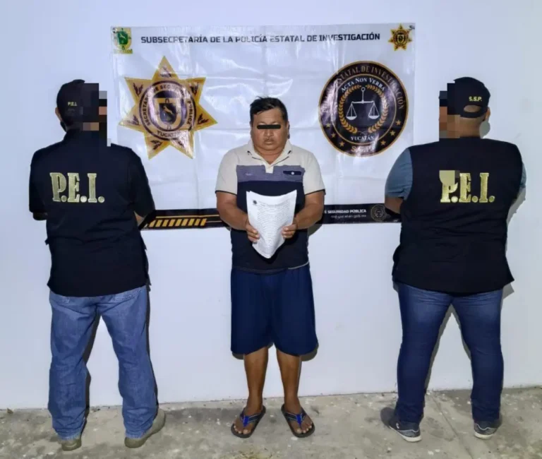 Detienen en Chicxulub a hombre acusado de abusar de su nieta