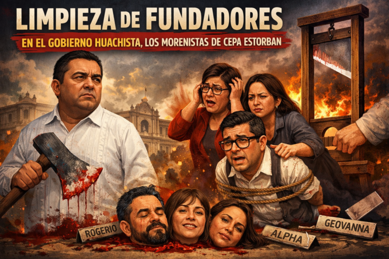 “Limpieza” interna sacude al gobierno huachista; caen cuadros fundadores de Morena