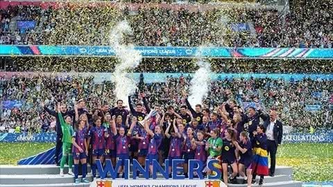 Barcelona aplasta al Lyon y conquista su cuarta Champions femenina en seis años