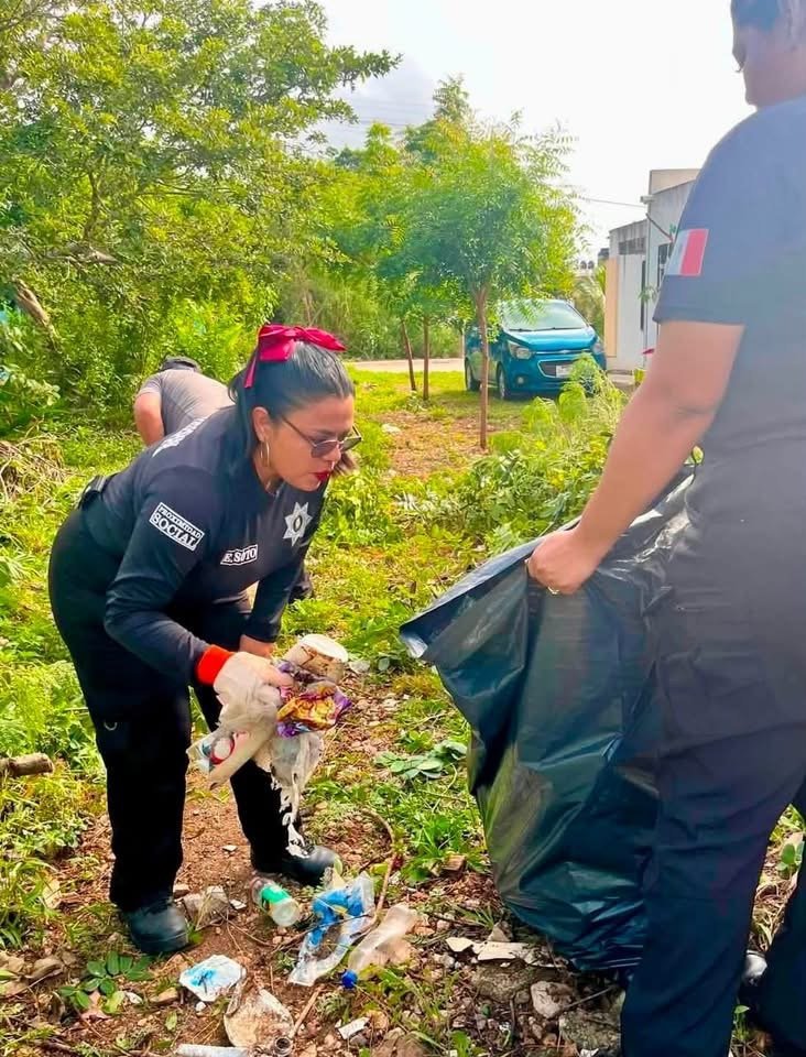 Edwin Bojórquez destaca jornada de limpieza para fortalecer la seguridad en Kanasín