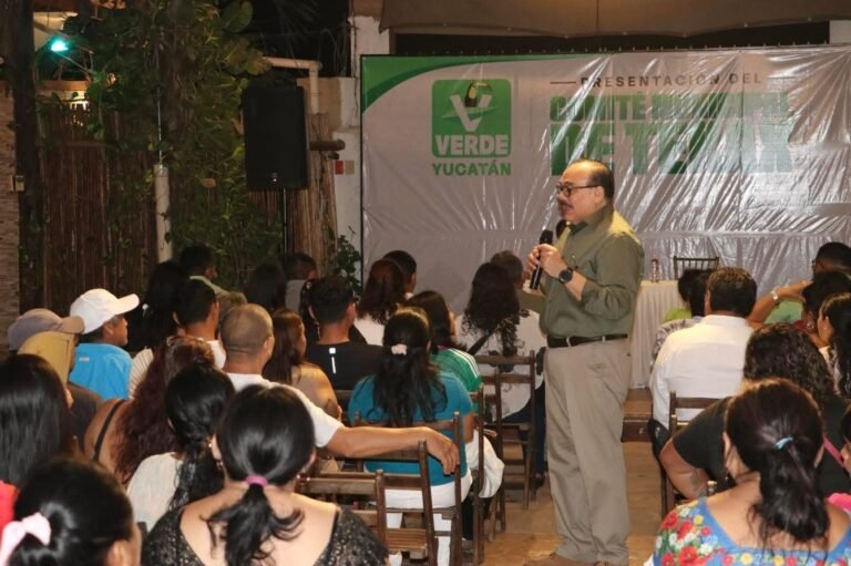 Ramírez Marín destaca fortalecimiento del Verde en Tekax