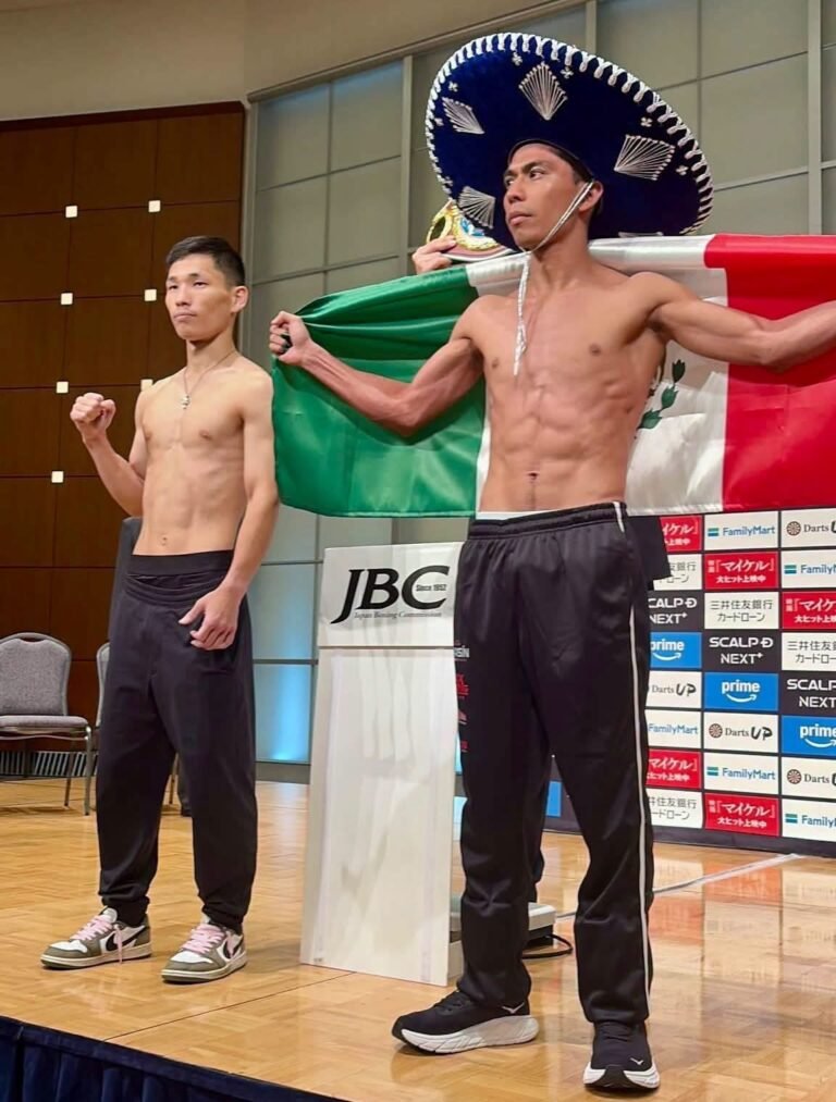 Edwin Bojórquez destaca a Russell Álex Acosta y le desea éxito en su pelea en Japón