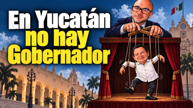 Señalan gobierno paralelo y exclusión de Joaquín Díaz Mena en decisiones de Yucatán